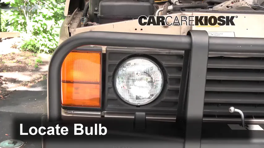 1995 Land Rover Range Rover County LWB 4.2L V8 Éclairage Feu clignotant avant (remplacer l'ampoule)